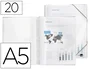 Liderpapel Carpeta Escaparate con Espiral, 20 Fundas Din A5 Transparente