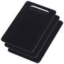 Day Juego De 3 Tablas de Cortar, Colores Surtidos (Beige, Taupe, Negro), con Mango para Colgar, Resistente y Lavaplatos