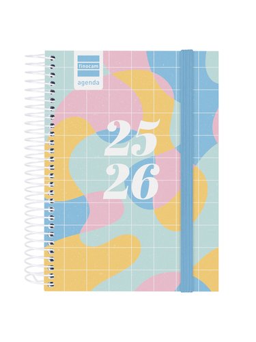 Agenda Escolar (2025-26) Finocam Secundaria Espiral Tapa Pp D/P 8º 120X164 Con Goma Art Agenda Escolar (2025-26) Finocam Secundaria Espiral Tapa Pp D/P 8º 120X164 Con Goma Art