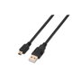 Aisens Cable USB 2.0 Tipo A Macho a Mini-USB B Macho Negro 1,8m