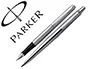 Parker Juego Bolígrafo y Pluma Jotter Acero Inoxidable CT con Estuche