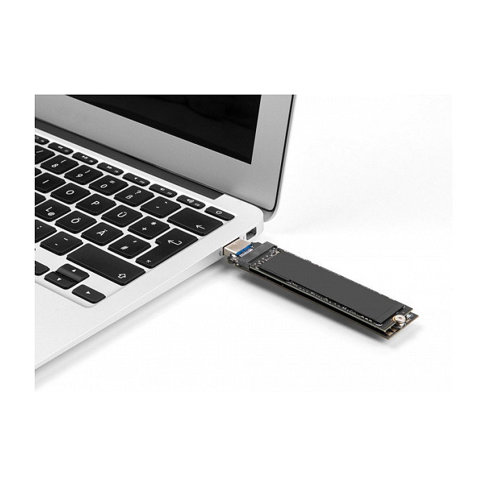 DeLOCK Convertidor Combo para M.2 NVMe PCIe o SATA SSD con USB 3.2 Gen 2
