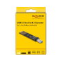 DeLOCK Convertidor Combo para M.2 NVMe PCIe o SATA SSD con USB 3.2 Gen 2