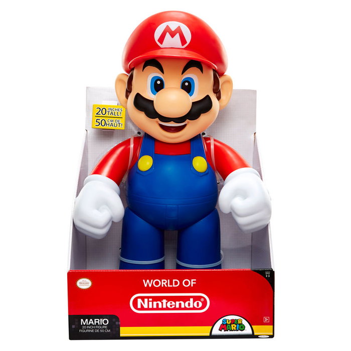 Jakks Pacific Figura Super Mario Nintendo 50cm Articulada de Lujo