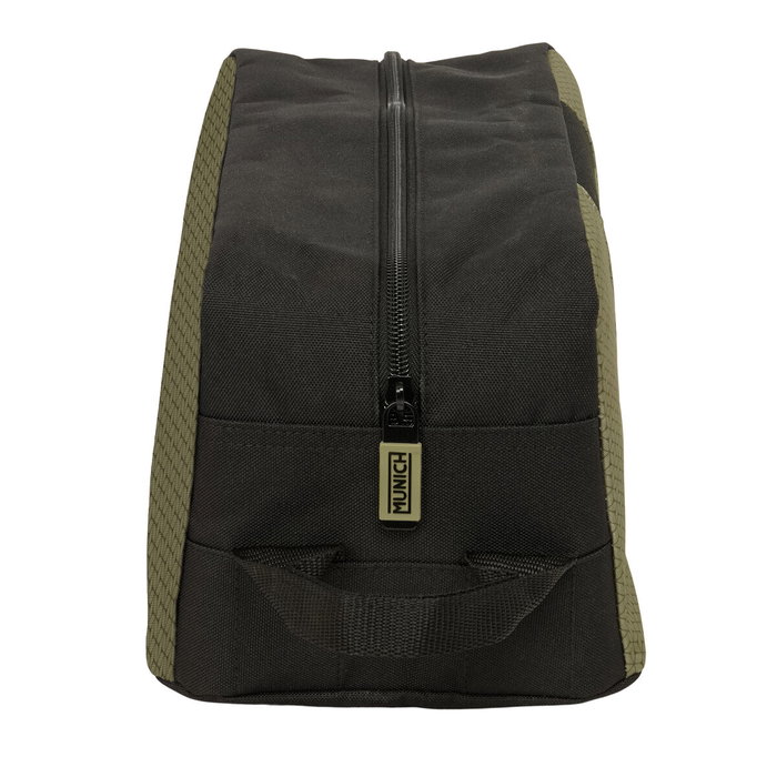 Zapatillero de Viaje Munich West Negro Verde 34 x 15 x 18 cm