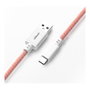 CableMod PRO Coiled Keyboard Cable USB-C a USB Tipo A, Orangesicle - 150cm