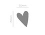 Innspiro Troqueladora de figuras Eva Foam Punch corazón 76mm