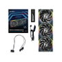 Lian Li UNI FAN SL Wireless LCD 120 ARGB Reverse Blade 3-pack de 120mm