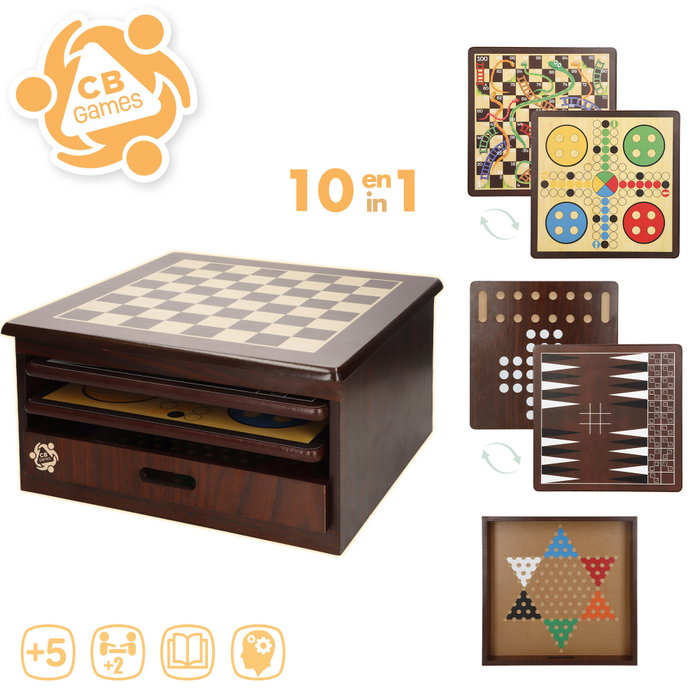 CB GAMES 10 Juegos en Uno Made