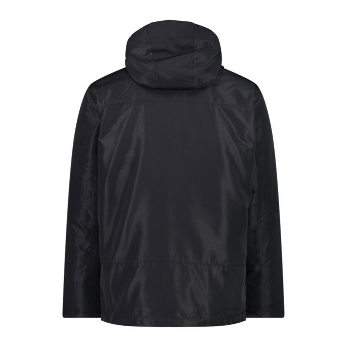 Chaqueta Deportiva para Hombre Campagnolo Zip Hood Detachable Inn Negro