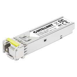 Intellinet Módulo Transceptor SFP Fibra Gigabit BiDi WDM, 1000Base-BX-D, 120 km, RX1490/TX1550, LC, Compatible MSA, Equivalente a Cisco GLC-BX120-D
