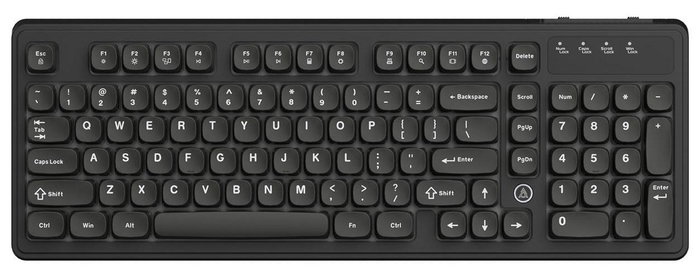 Ajazz AF98 Teclado Membranoso con Iluminación RGB Negro Ajazz AF98 Teclado Membranoso con Iluminación RGB Negro