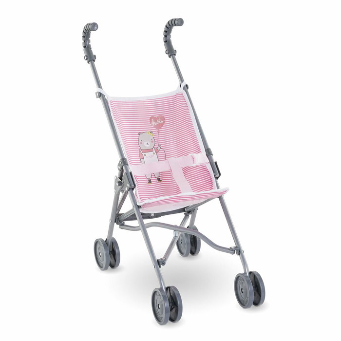 Corolle Cochecito de Caña Rosa para Bebé de 30, 36 y 42cm Corolle Cochecito de Caña Rosa para Bebé de 30, 36 y 42cm