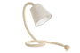 DKD Home Decor Lámpara Sobremesa Mediterraneo Blanco 18 x 35 x 26 cm