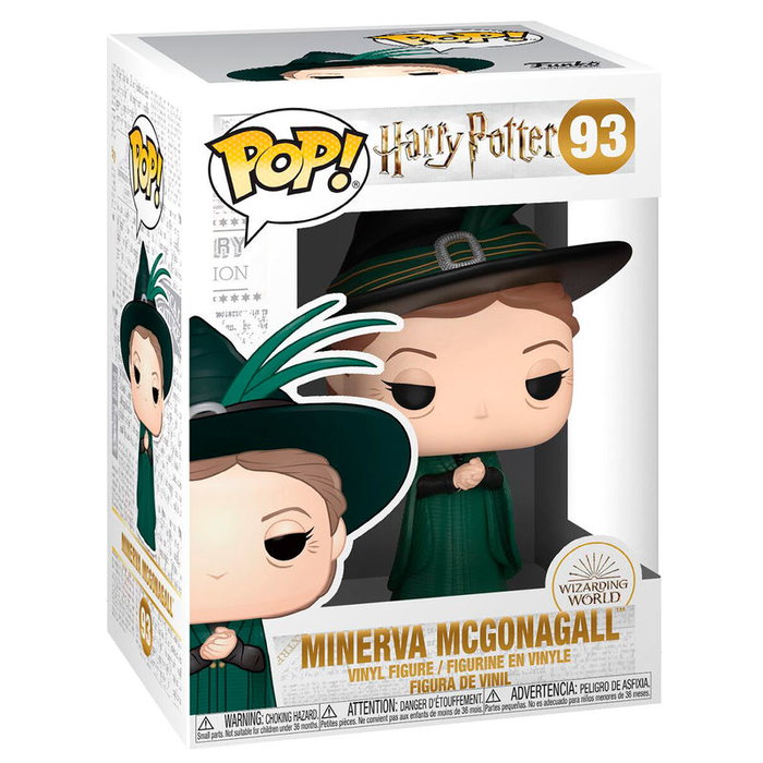 Funko Figura Harry Potter Minerva McGonagall Yule Vinilo 9cm Caja Regalo