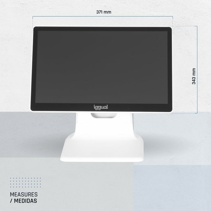 All in One iggual IGG320167 15,6" Quad Core Intel Celeron J4125 4 GB RAM 128 GB SSD