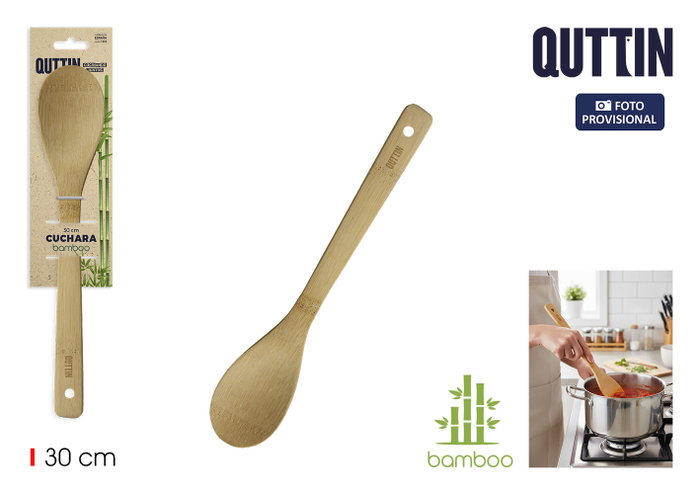 Inde Quttin Cuchara de Bambú 30 cm (36 Unidades) inevitable Inde Quttin Cuchara de Bambú 30 cm (36 Unidades) inevitable