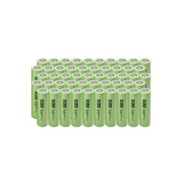Green Cell Pack de 50 Baterías Recargables Li-Ion 18650 2900mAh 3.7V