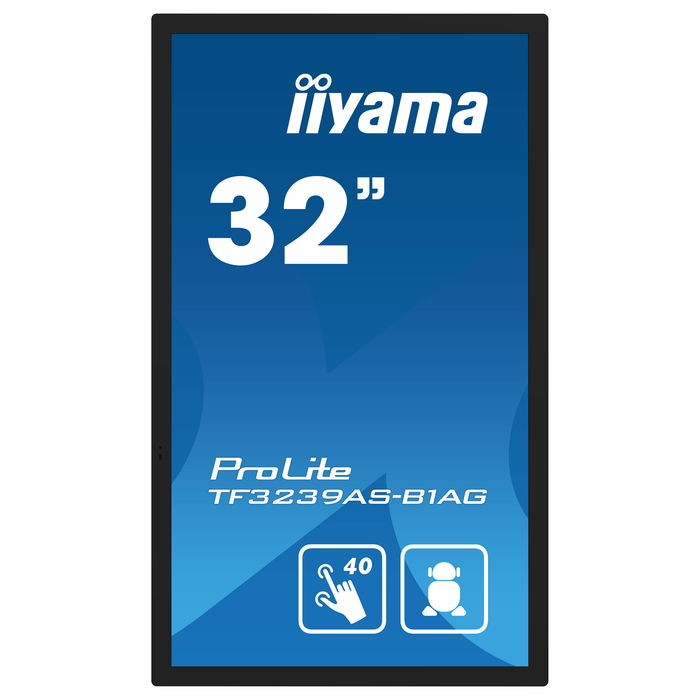 IIYAMA TF3239AS-B1AG 80 cm (31.5") 1920 x 1080 Pixeles Full HD LED 8 ms Negro