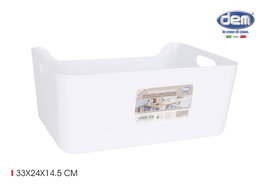 Dem Cesta Multiusos 35.5 x 25.7 x 14.2 cm (12 Unidades)