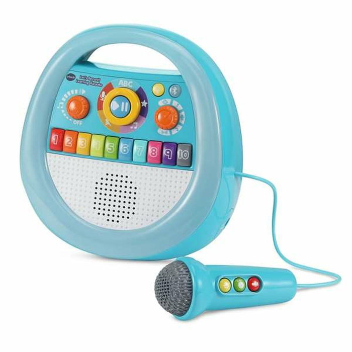 Vtech Music Kid Karaoke infantil portátil con luces y micrófono
