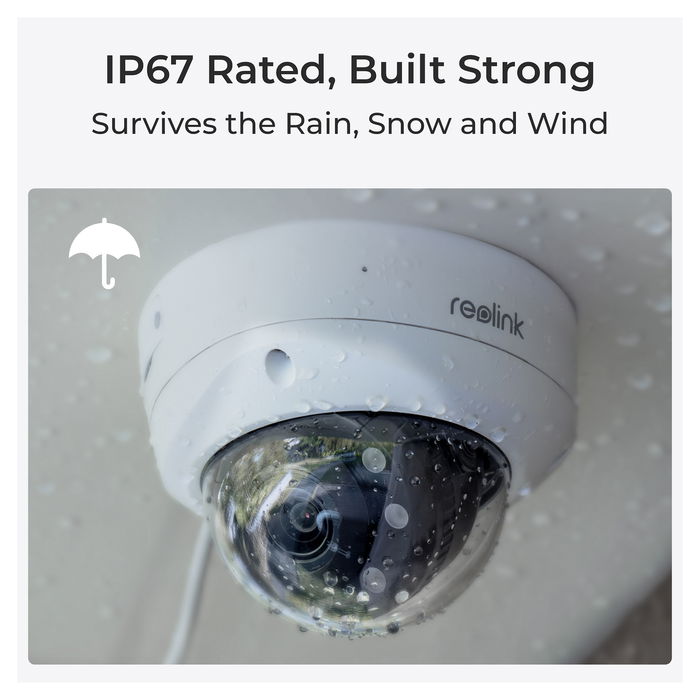 Reolink P437 Cámara IP PoE Exterior 4K 8MP 5x Zoom Óptico IP67 Google Assistant