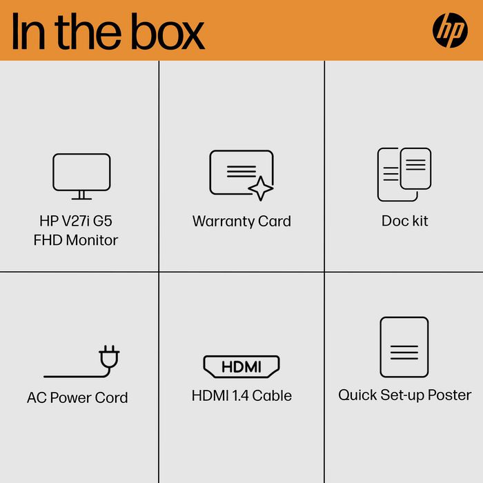 HP V27i G5 Monitor FHD de 27 Pulgadas con AMD FreeSync™