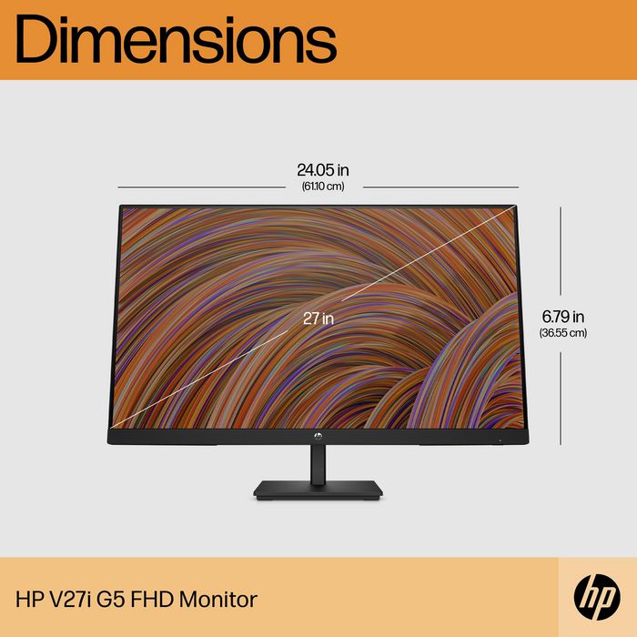 HP V27i G5 Monitor FHD de 27 Pulgadas con AMD FreeSync™