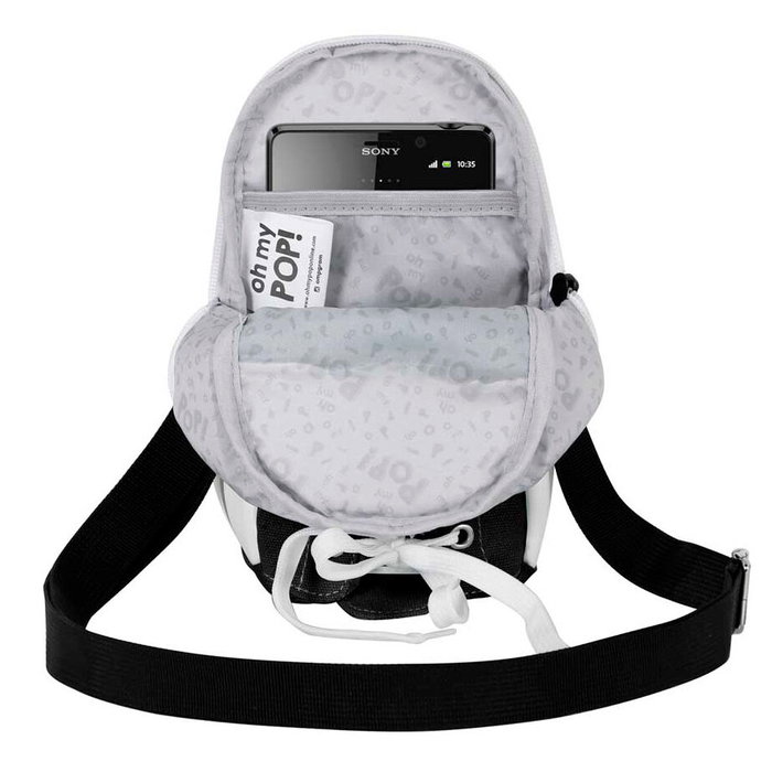 Karactermania Bolso Bandolera Sneakers Black