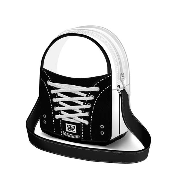 Karactermania Bolso OMP! Sneakers Black 22x17x7 cm Karactermania Bolso OMP! Sneakers Black 22x17x7 cm
