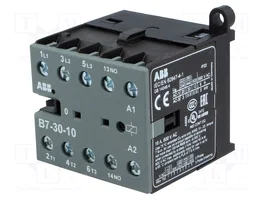 ABB B7-30-10-80 Contactor 3-polar NO x3 220÷240VAC Schwarz, Grau