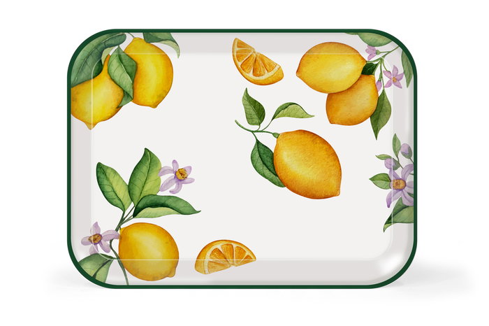 La Mediterranea Bandeja Melamina 42 x 31 cm 3 Frutas (9 Unidades)