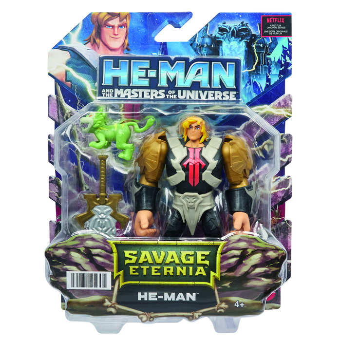 Mattel Figura He-Man Masters Of The Universe Savage Eternia con accesorios, Mattel