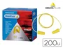 Deltaplus Protector auditivo cónico con cordón, caja de 200 pares