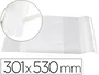 Liderpapel Forralibro Nº30 con Solapa Ajustable Adhesivo 301 x 530 mm PVC Transparente 130 micras