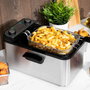 Cecotec CleanFry Infinity 3000 Freidora de 3 L, 2400 W, Acero inoxidable