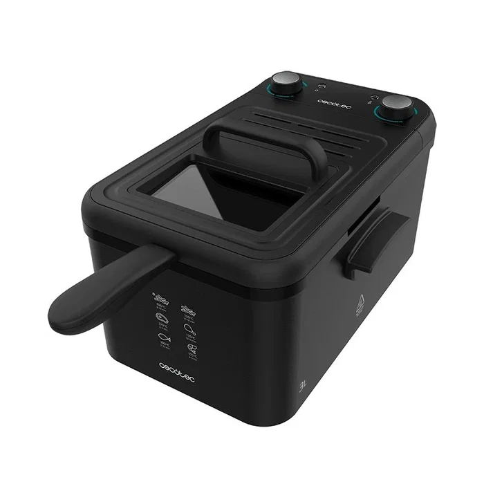 Cecotec CleanFry Infinity 3000 Freidora de 3 L, 2400 W, Acero inoxidable Cecotec CleanFry Infinity 3000 Freidora de 3 L, 2400 W, Acero inoxidable