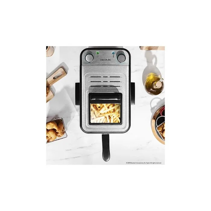 Cecotec CleanFry Infinity 3000 Freidora de 3 L, 2400 W, Acero inoxidable Cecotec CleanFry Infinity 3000 Freidora de 3 L, 2400 W, Acero inoxidable