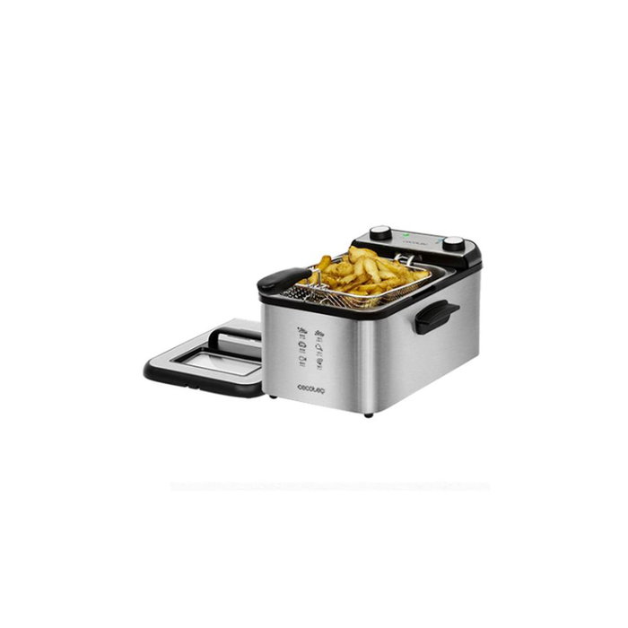 Cecotec CleanFry Infinity 3000 Freidora de 3 L, 2400 W, Acero inoxidable Cecotec CleanFry Infinity 3000 Freidora de 3 L, 2400 W, Acero inoxidable