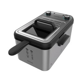 Cecotec CleanFry Infinity 3000 Freidora de 3 L, 2400 W, Acero inoxidable