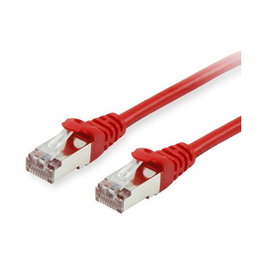 EQUIP 606500 Patchkabel Cat6A S/FTP 2xRJ45 0.15m Rojo LSZH
