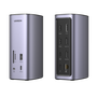 UGREEN Estación de acoplamiento USB-C 12 en 1 Alámbrico Plata