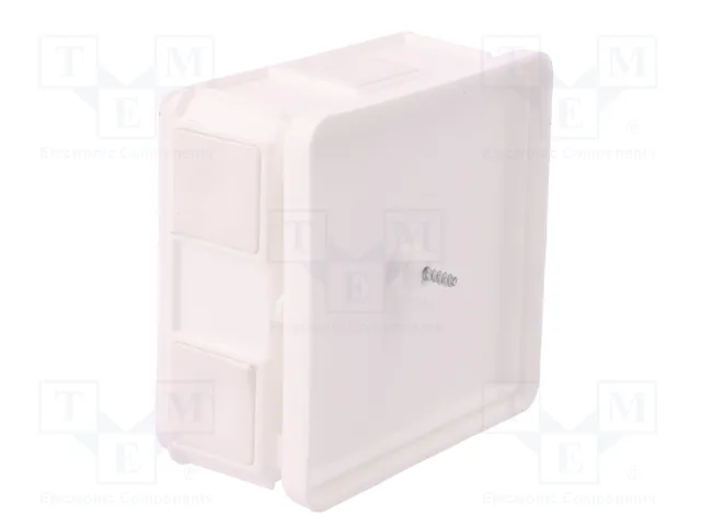 ELEKTRO-PLAST NASIELSK EP-LUX Caja de conexiones blanca con prensaestopas