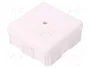 ELEKTRO-PLAST NASIELSK EP-LUX Caja de conexiones blanca con prensaestopas