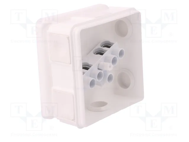 ELEKTRO-PLAST NASIELSK EP-LUX Caja de conexiones blanca con prensaestopas
