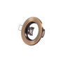 Sara Aro Foco Downlight Circular Acero 81mm Latonado para Bombilla LED GU10 GU5.3