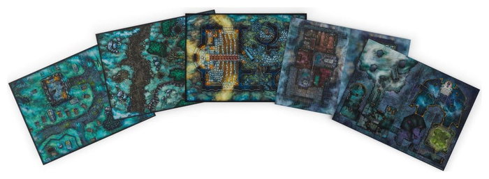 Wizards of the Coast Dungeons & Dragons RPG Ravenloft: The Horrors Within Pack de Mapas Edición Inglés