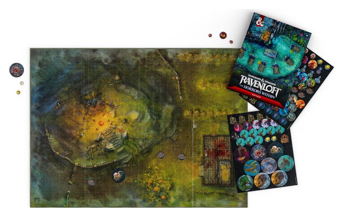 Wizards of the Coast Dungeons & Dragons RPG Ravenloft: The Horrors Within Pack de Mapas Edición Inglés