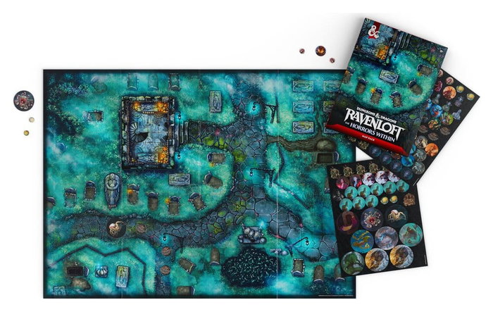Wizards of the Coast Dungeons & Dragons RPG Ravenloft: The Horrors Within Pack de Mapas Edición Inglés