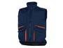 Deltaplus Chaleco Multibolsillos Azul Naranja Talla XL